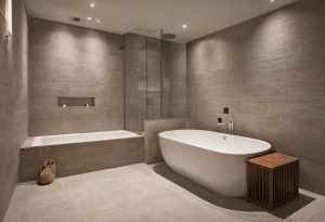 A luxury wet room should be planned from water movement before finishes are selected planning detail for High-End Bathroom Wet Room Planning: Drain Slope, Stone Slip Ratings, and