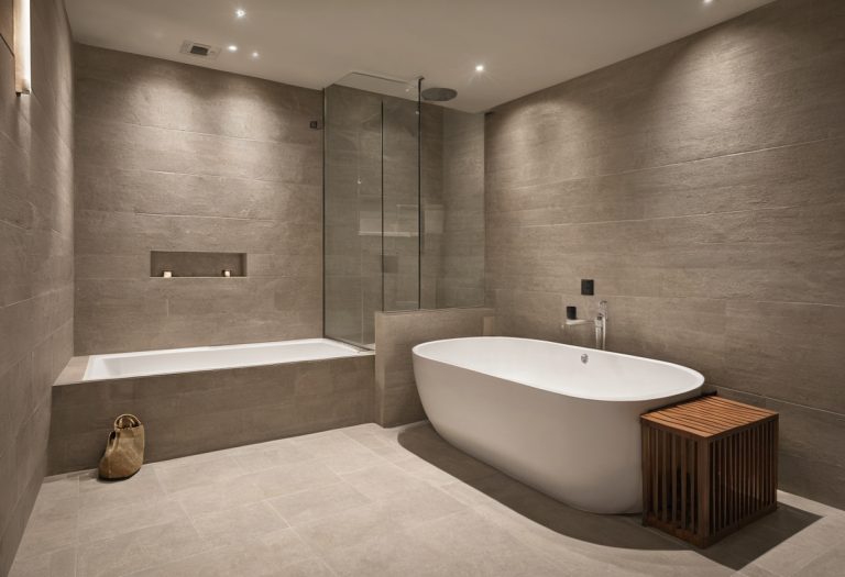 A luxury wet room should be planned from water movement before finishes are selected planning detail for High-End Bathroom Wet Room Planning: Drain Slope, Stone Slip Ratings, and