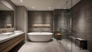 A luxury bathroom contractor bid is only comparable when the scope, drawings, exclusions, and finish assumptions match interior planning detail