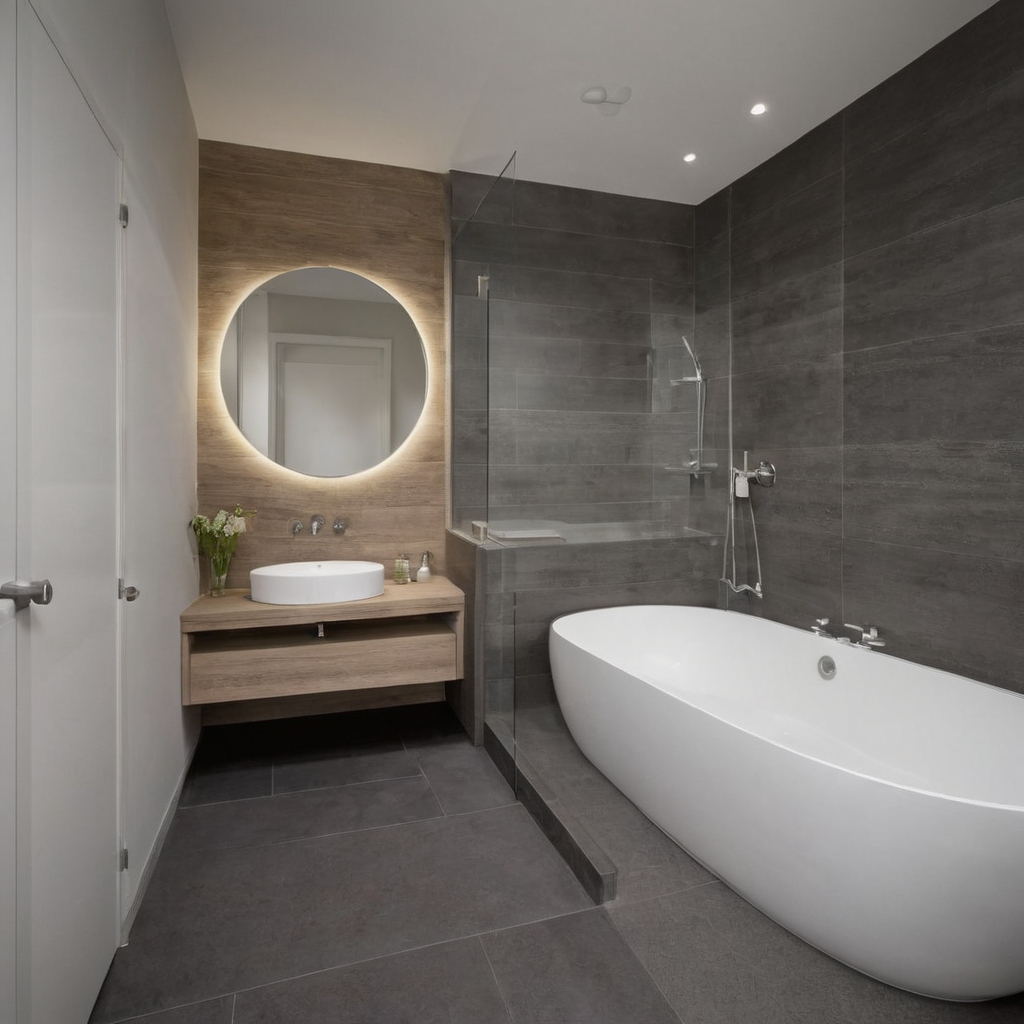 Bathroom remodel allowances can distort a luxury bath budget when stone, fittings, glass, lighting, and specialty labor are underpriced shown in a luxury residential interior