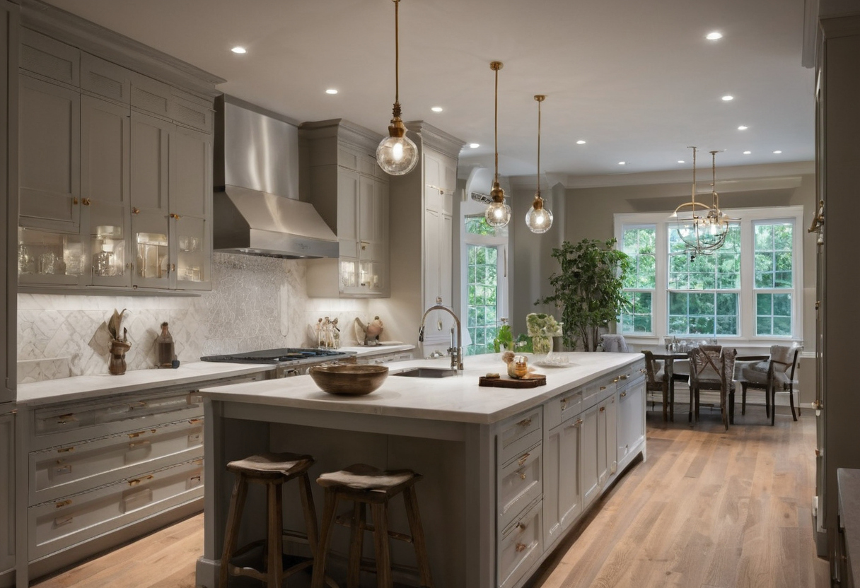 Existing-home constraints often decide the real cost shown in a luxury residential interior