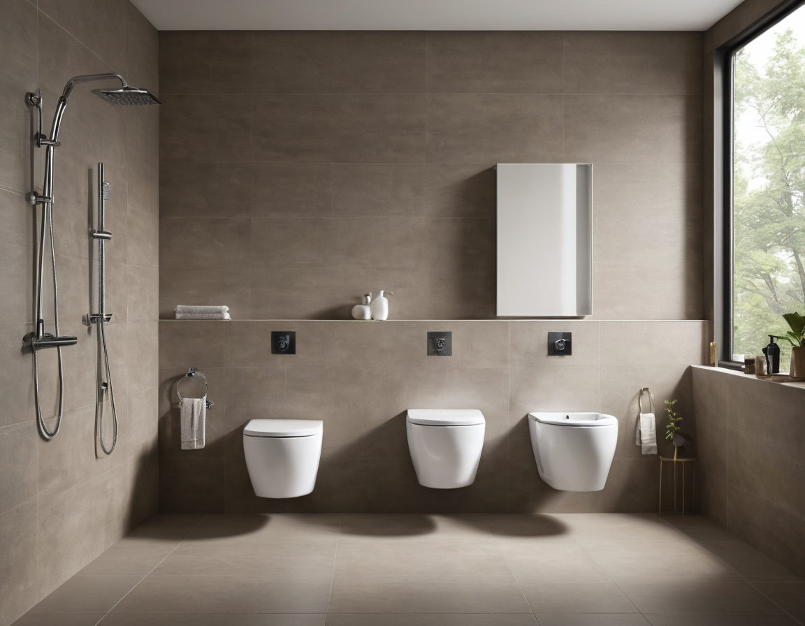 Wall-hung fixtures and concealed valves save space only when the wall can support their systems editorial visual